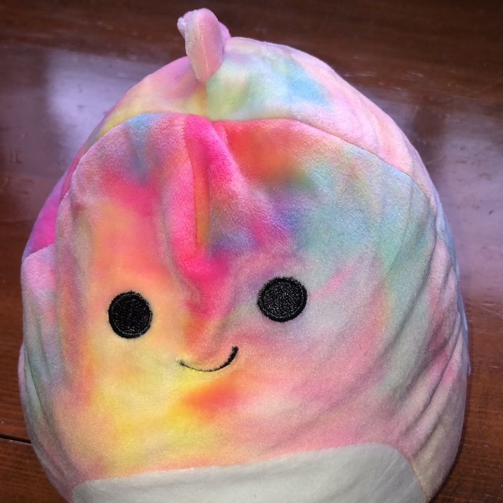 Squishmallows Dinosaur 7” Plush Pastel Tie Dye Happy & Light Blue Mad Gr… - Picture 2 of 10